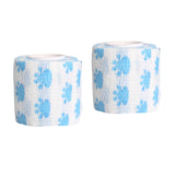 Maxbell Maxbell 2 Pieces Self-adhesive Wrist Ankle Joints Wrap Bandage Tape White + Paw