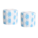 Maxbell Maxbell 2 Pieces Self-adhesive Wrist Ankle Joints Wrap Bandage Tape White + Paw