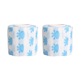 Maxbell Maxbell 2 Pieces Self-adhesive Wrist Ankle Joints Wrap Bandage Tape White + Paw