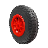 Maxbell Puncture Proof Rubber Tyres on Red Wheel - Kayak Trolley/Trailer Wheel S - Aladdin Shoppers