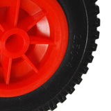 Maxbell Puncture Proof Rubber Tyres on Red Wheel - Kayak Trolley/Trailer Wheel S - Aladdin Shoppers