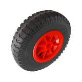 Maxbell Puncture Proof Rubber Tyres on Red Wheel - Kayak Trolley/Trailer Wheel S - Aladdin Shoppers