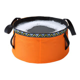 Maxbell Foldable Sink Wash Basin Washbasin Bucket Camping Water Pot Bag 8L Orange - Aladdin Shoppers