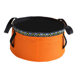 Maxbell Foldable Sink Wash Basin Washbasin Bucket Camping Water Pot Bag 8L Orange - Aladdin Shoppers