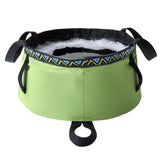 Maxbell Foldable Sink Wash Basin Washbasin Bucket Camping Water Pot Bag 12L Green - Aladdin Shoppers