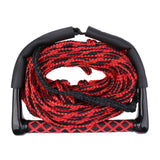 Maxbell 23 Meters 10mm Water Ski Wakeboard Rope with Handle Grip Black, Red - Aladdin Shoppers