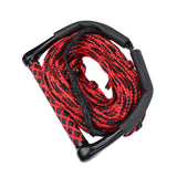 Maxbell 23 Meters 10mm Water Ski Wakeboard Rope with Handle Grip Black, Red - Aladdin Shoppers