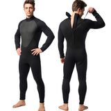 Maxbell Maxbell 3mm Mens Full Wetsuits with Zipper Dive Scuba Diving Jump Surf Warm Suit S