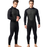 Maxbell Maxbell 3mm Mens Full Wetsuits with Zipper Dive Scuba Diving Jump Surf Warm Suit S