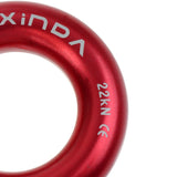 Maxbell Maxbell 22KN Aluminum Rappel Ring Bail-Out Rappelling Rigging Climbing Rescue Red