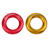 Maxbell 22KN Aluminum Rappel Ring Bail-Out Rappelling Rigging Climbing Rescue Red - Aladdin Shoppers