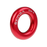 Maxbell 22KN Aluminum Rappel Ring Bail-Out Rappelling Rigging Climbing Rescue Red - Aladdin Shoppers