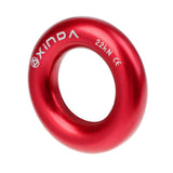 Maxbell 22KN Aluminum Rappel Ring Bail-Out Rappelling Rigging Climbing Rescue Red - Aladdin Shoppers