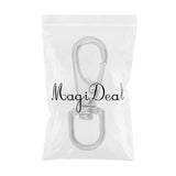 Maxbell 304 Stainless Steel Marine Boat Swivel Eye Quick Spring Snap Hook 2# 95mm - Aladdin Shoppers