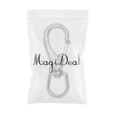 Maxbell 304 Stainless Steel Marine Boat Swivel Eye Quick Spring Snap Hook 3# 115mm - Aladdin Shoppers