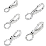 Maxbell 304 Stainless Steel Rigid Fixed Eye Boat Spring Snap Hook Silver 0# 4.8cm - Aladdin Shoppers