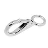 Maxbell 304 Stainless Steel Rigid Fixed Eye Boat Spring Snap Hook Silver 2.5# 9cm - Aladdin Shoppers