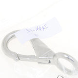 Maxbell 304 Stainless Steel Rigid Fixed Eye Boat Spring Snap Hook Silver 2.5# 9cm - Aladdin Shoppers