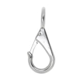 Maxbell 304 Stainless Steel Rigid Fixed Eye Boat Spring Snap Hook Silver 2.5# 9cm - Aladdin Shoppers