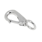 Maxbell 304 Stainless Steel Rigid Fixed Eye Boat Spring Snap Hook Silver 3# 9.3cm - Aladdin Shoppers