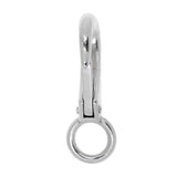 Maxbell 304 Stainless Steel Rigid Fixed Eye Boat Spring Snap Hook Silver 3# 9.3cm - Aladdin Shoppers