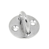 Maxbell Stainless Steel Round Pad Eye Plate Sail Boat Kayak Sunshades Accessory M5 - Aladdin Shoppers