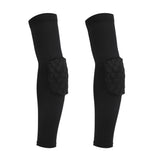 Maxbell 1 Pair Men Honeycomb Elbow Pad Basketball Shooting Compression Arm Sleeve L - Aladdin Shoppers