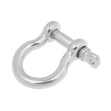 Maxbell 4Pcs Marine Boat Chain Rigging Bow Shackle 304 Stainless Steel 6mm & 8mm