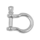 Maxbell 4Pcs Marine Boat Chain Rigging Bow Shackle 304 Stainless Steel 6mm & 8mm