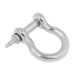 Maxbell 4Pcs Marine Boat Chain Rigging Bow Shackle 304 Stainless Steel 6mm & 8mm