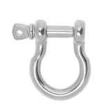Maxbell 4Pcs Marine Boat Chain Rigging Bow Shackle 304 Stainless Steel 6mm & 8mm
