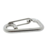 Maxbell Maxbell Stainless Steel Locking Snap Hook Carabiner Spring Clip Boat Trailer 8cm