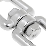 Maxbell 2Pcs 304 Marine Grade Stainless Steel Chain Anchor Swivel Jaw M8 M10