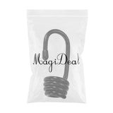 Maxbell 2 Pieces Plastic Coated Spiral Wire Hooks for Shock Cord Bungee Rope End 6mm - Aladdin Shoppers