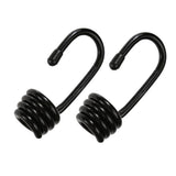 Maxbell 2 Pieces Plastic Coated Spiral Wire Hooks for Shock Cord Bungee Rope End 6mm - Aladdin Shoppers