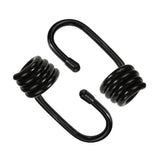 Maxbell 2 Pieces Plastic Coated Spiral Wire Hooks for Shock Cord Bungee Rope End 6mm - Aladdin Shoppers