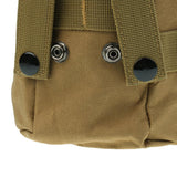 Maxbell Maxbell Tactical Military Hiking Molle Zippered Water Bottle Kettle Bag Pouch Coyote Tan