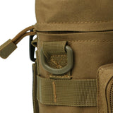 Maxbell Maxbell Tactical Military Hiking Molle Zippered Water Bottle Kettle Bag Pouch Coyote Tan