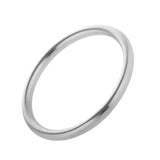 Maxbell 2x Seamless Stainless Steel O Round Rings Circle Craft Webbing Boat
