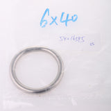 Maxbell Seamless Stainless Steel O Round Rings Circle Craft Webbing Boat 6*40mm - Aladdin Shoppers