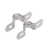 Maxbell 2 Pieces Pipe Tube Conduit Stainless Steel Hanger U Strap Clamps Clip 12mm - Aladdin Shoppers