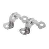 Maxbell 2 Pieces Pipe Tube Conduit Stainless Steel Hanger U Strap Clamps Clip 16mm - Aladdin Shoppers