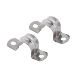 Maxbell 2 Pieces Pipe Tube Conduit Stainless Steel Hanger U Strap Clamps Clip 25mm - Aladdin Shoppers