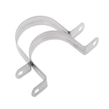 Maxbell 4 Pieces Pipe Hose Tube Conduit Stainless Steel Hanger U Strap Clamps Clip
