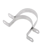 Maxbell 4 Pieces Pipe Hose Tube Conduit Stainless Steel Hanger U Strap Clamps Clip