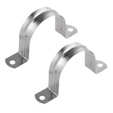 Maxbell 2 Pieces Pipe Tube Conduit Stainless Steel Hanger U Strap Clamps Clip 70mm - Aladdin Shoppers