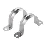 Maxbell 2 Pieces Pipe Tube Conduit Stainless Steel Hanger U Strap Clamps Clip 70mm - Aladdin Shoppers