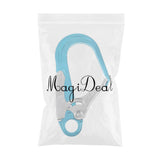 Maxbell Heavy Duty Rock Climbing Fall Protection Safety Lanyard Snap Clip Hook Blue - Aladdin Shoppers