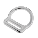Maxbell Maxbell 23KN Rock Climbing Safety Harness Slotted Bent D Ring for Webbing Belt Big