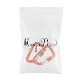 Maxbell Maxbell Aluminum D-Ring Carabiner Rock Climbing Screw Locking Karabiners 30KN Orange